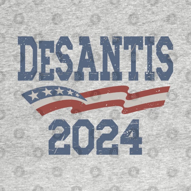 DeSantis 2024 American Flag by Etopix